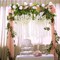 10Pcs White Fake Wisteria Hanging Flowers, 3.6Ft/Pcs Artificial Wisteria Garland